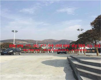 陜西高桿燈-陜西省安康市殯儀館路燈照明工程項目