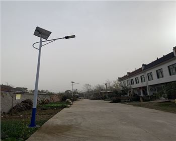 湖北藍田縣熨斗村太陽能路燈項目